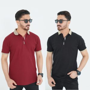 New Polo T-Shirts ( কালো এবং মেরুন